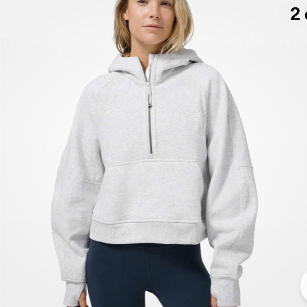 Lululemon Athletica Light Gray Hoodie